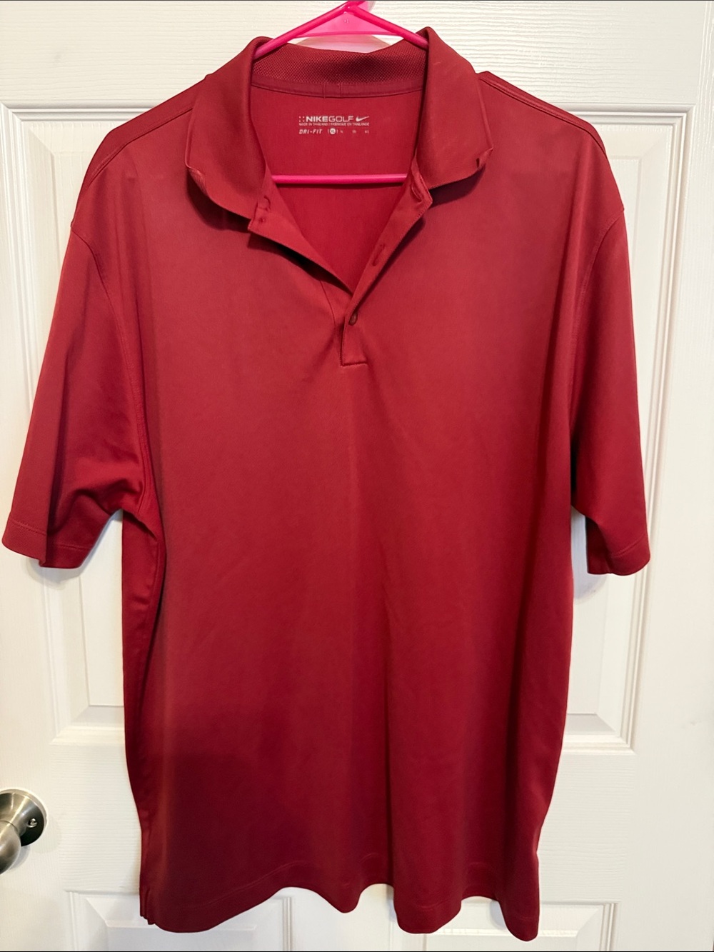 Nike Men's Burgundy Red Performance Polo